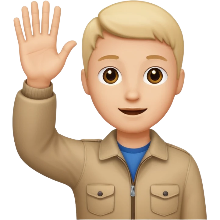 Waving Hand emoji emoji