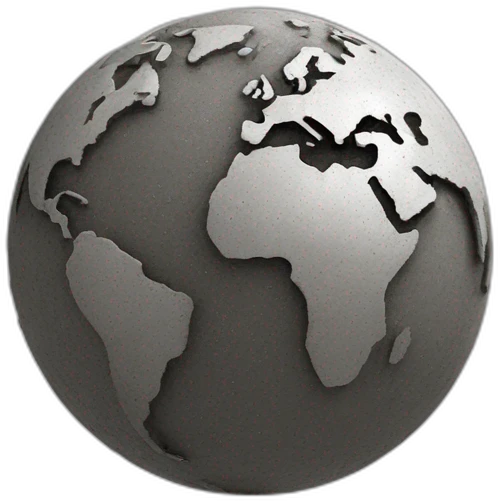 earth in space (brutalist style art) emoji
