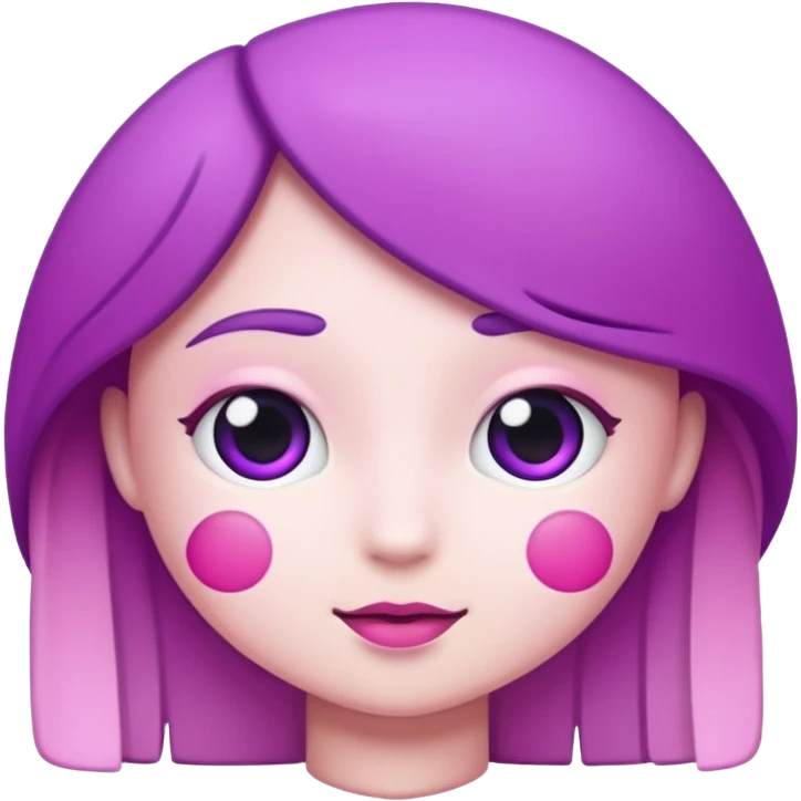 Purple pink and white hearts  background  emoji