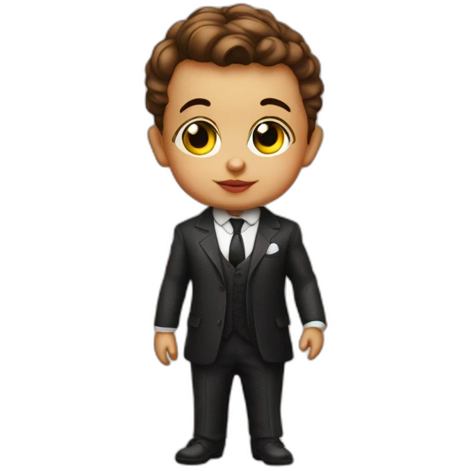Italian mobster baby with bellini emoji