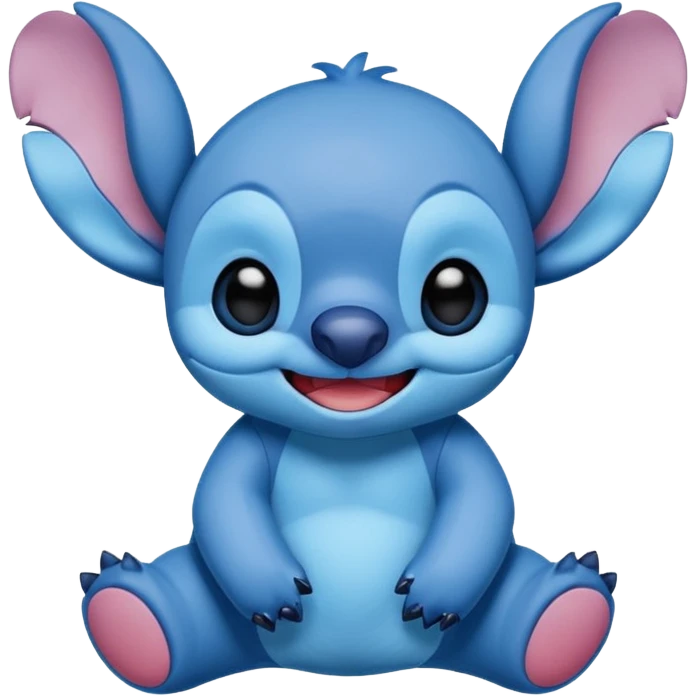 Stitch in  rosa emoji