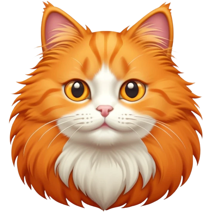 Orange cat emoji