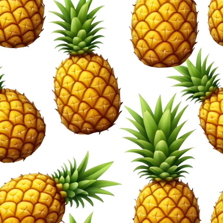 Hawaiian pineapple emoji