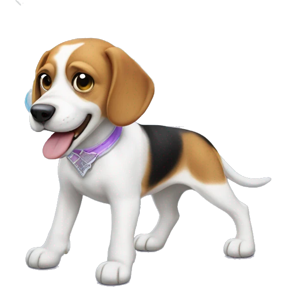 Tooth fairy beagle  emoji