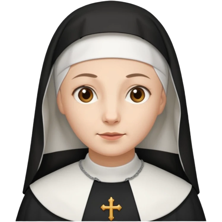 The nun emoji