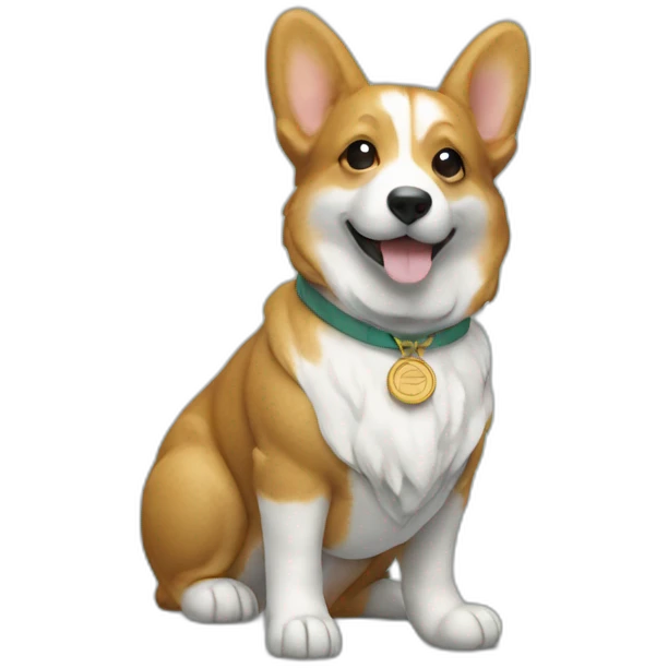statue of liberty corgi emoji