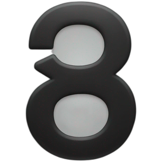 G letter black emoji