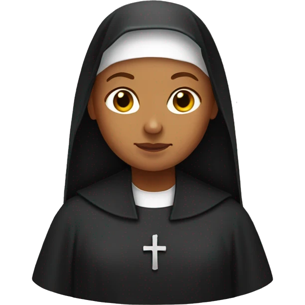 nun with ginger hair emoji