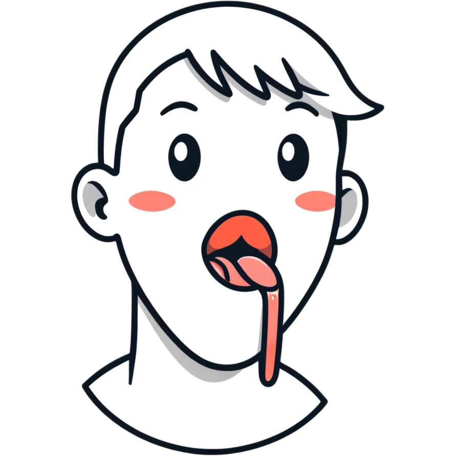 Tongue sticking out emoji