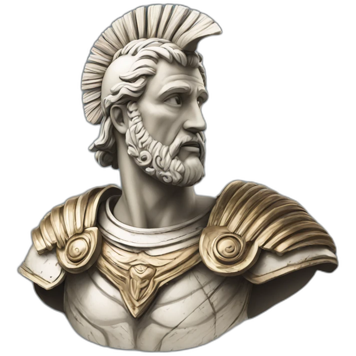 centurion-bust-profile-pen-art emoji