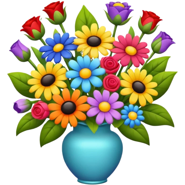 Big brìght bouquet of flowers  emoji