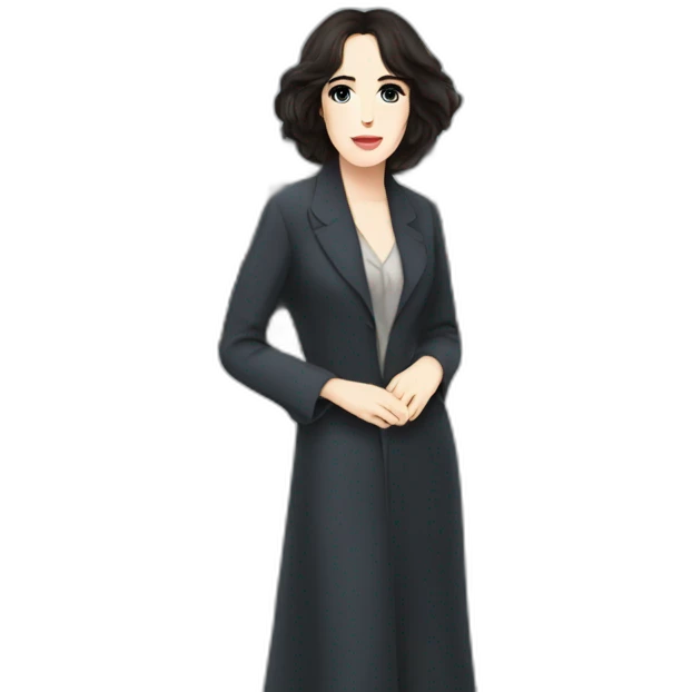 Isabelle adjani in a train emoji