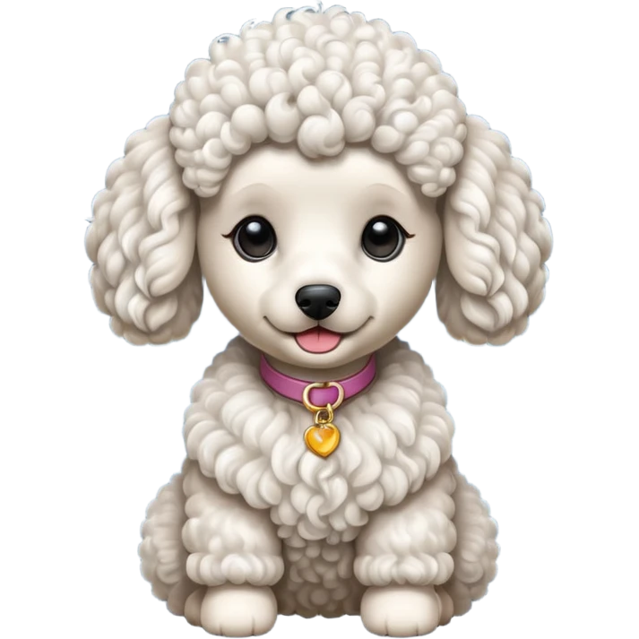poodle blanco  emoji