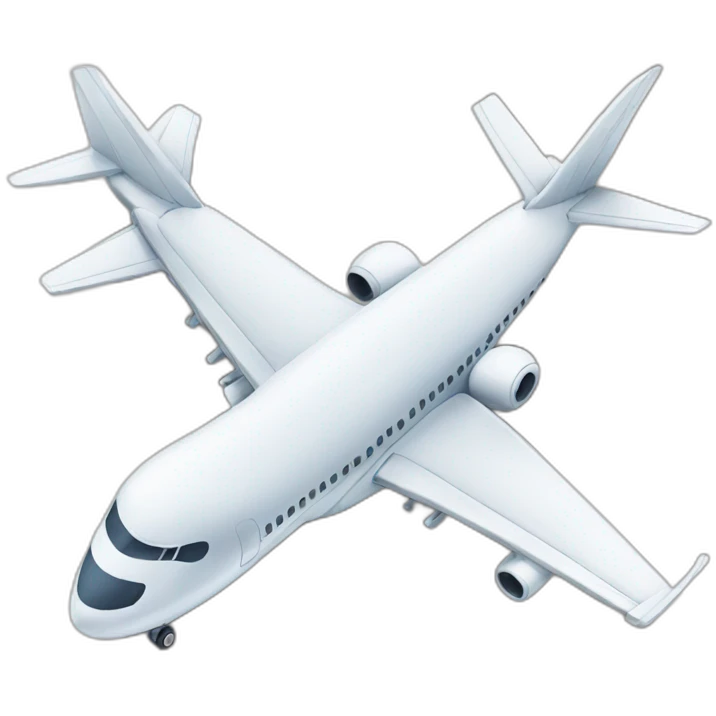 Airplane in an airport emoji
