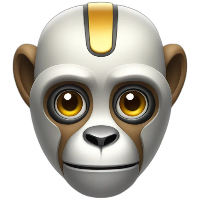robot monkey emoji