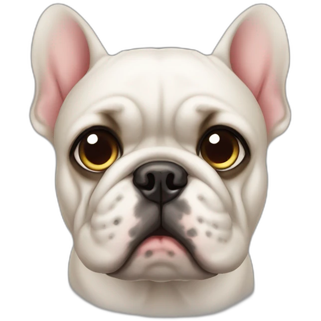 french buldog sad emoji