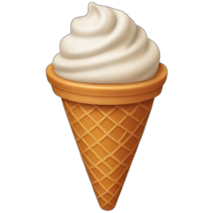 Ice cream cone emoji