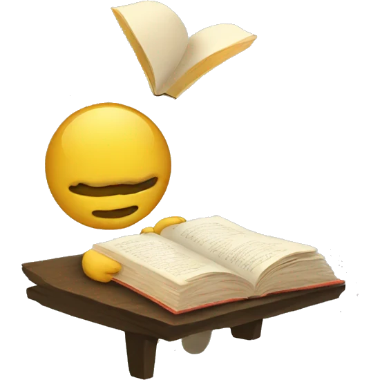 READING A BOOK emoji