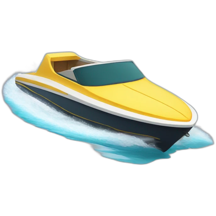 river speedboat emoji