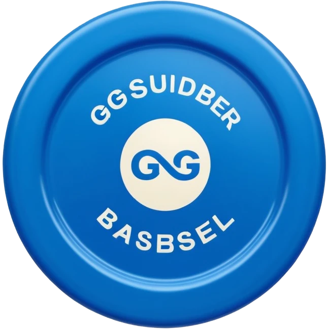 Ein Frisbee mit der Aufschrift: Gsünder Basel emoji