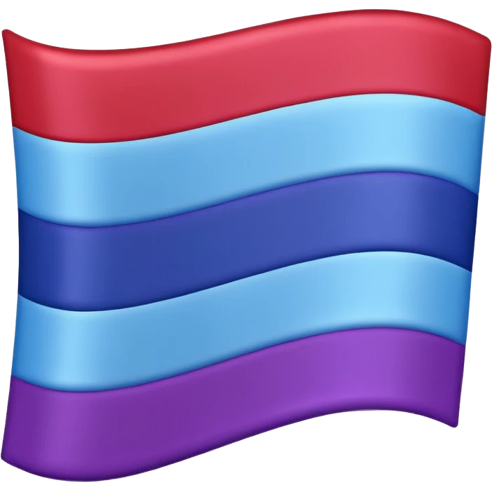 flag with these 3 colors 🟥🟪🟦 emoji