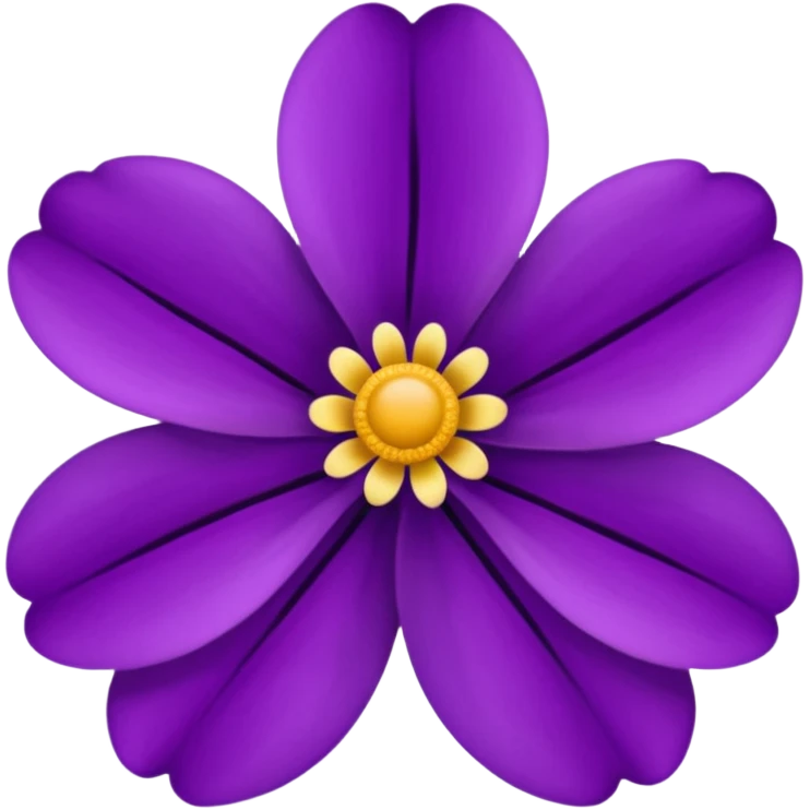 Purple flower emoji