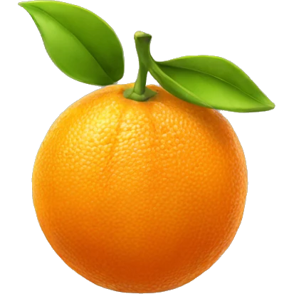 Orange fruit  emoji