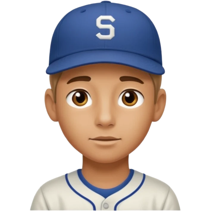 handsome boy with backside cap only neck  emoji