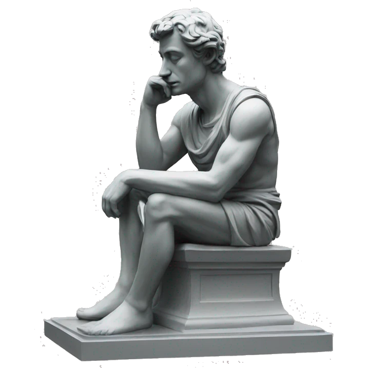 Thinker Statue emoji