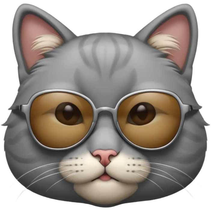 Cat wearing sunglasses emoji