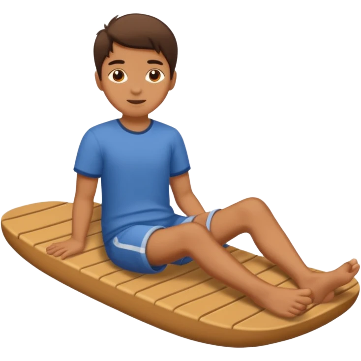 young out with toes in the back emoji