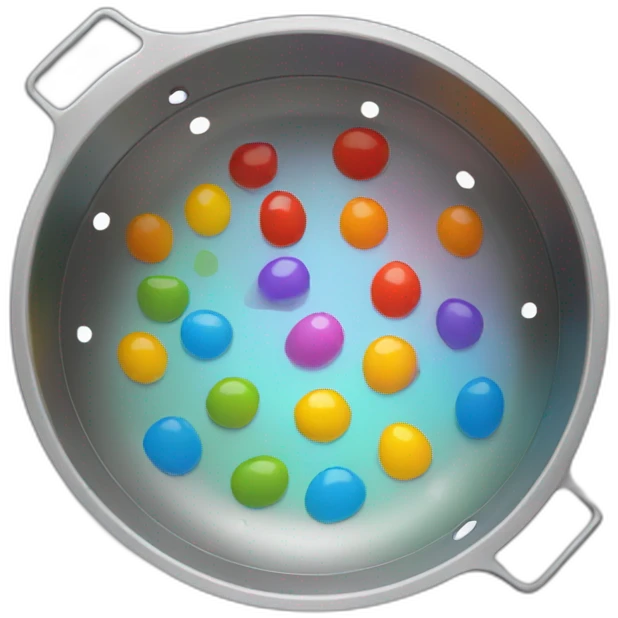 colorful sieve emoji