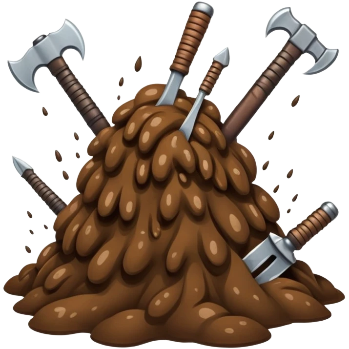poo grab  weapons emoji