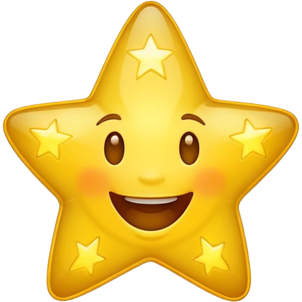 Laughing star emoji