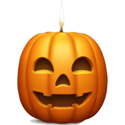 pumpkin candle emoji