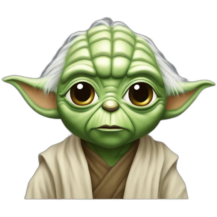 Yoda con UNA CAMARA emoji