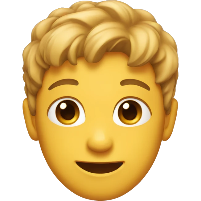 Cute face emoji
