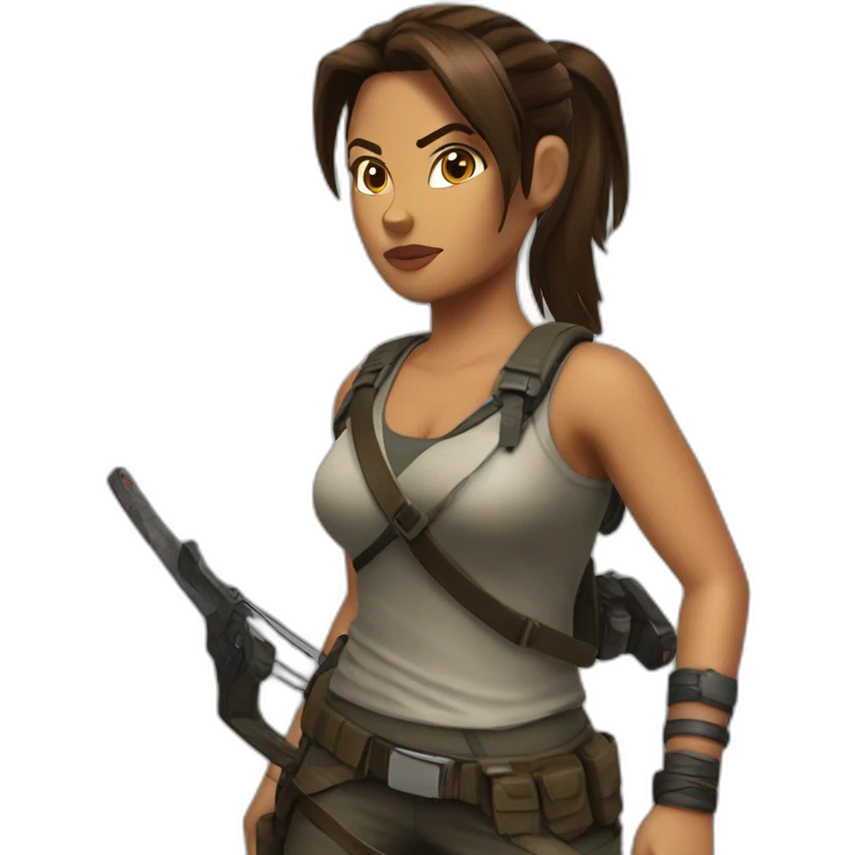 lara-croft emoji