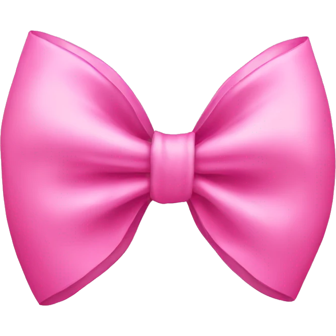 pink bow emoji