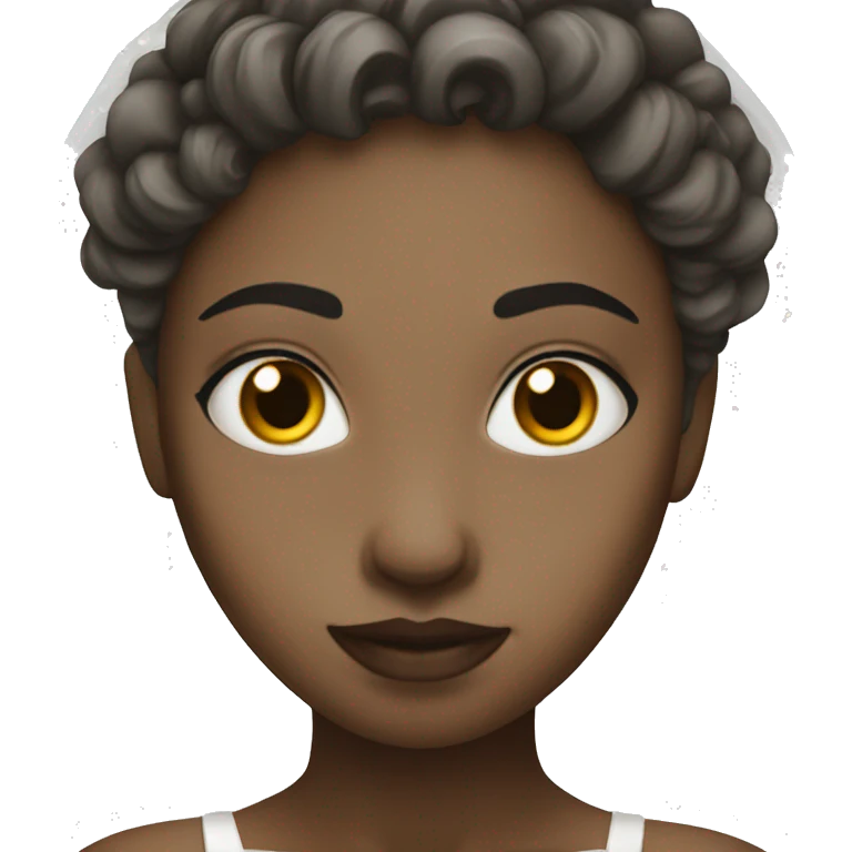 wedding girl wth white skin  emoji