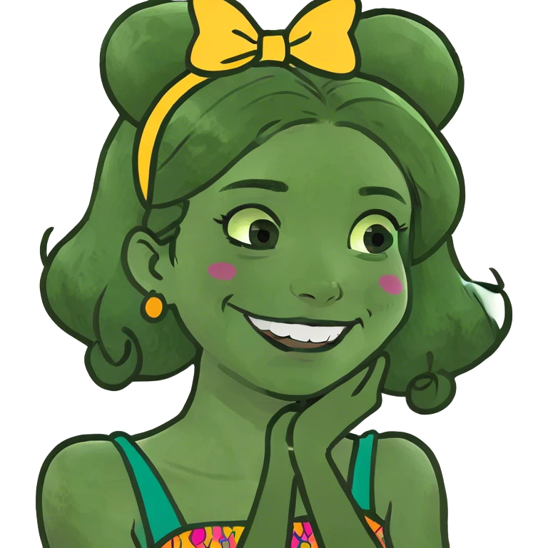 arms crossed holding neck laughing girl emoji