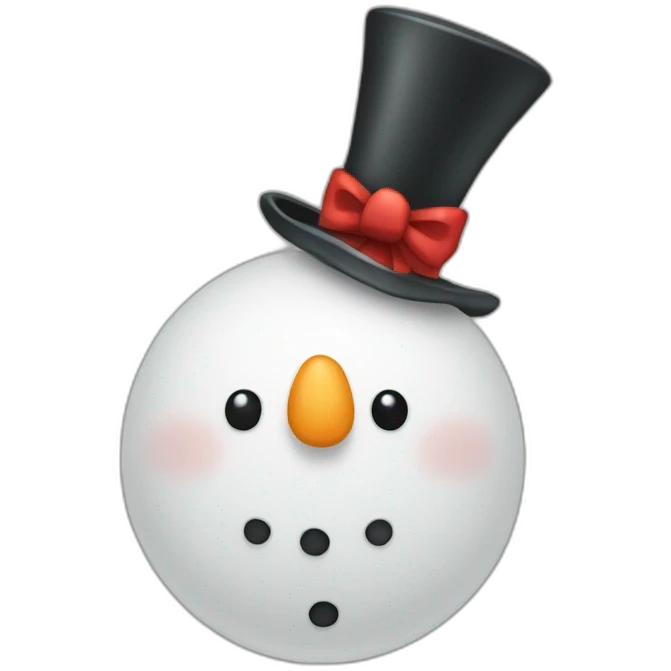full body christmas hat snowman emoji