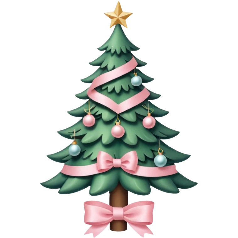 Coquette aesthetic Christmas emoji