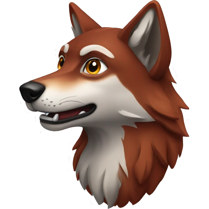 red wolf emoji
