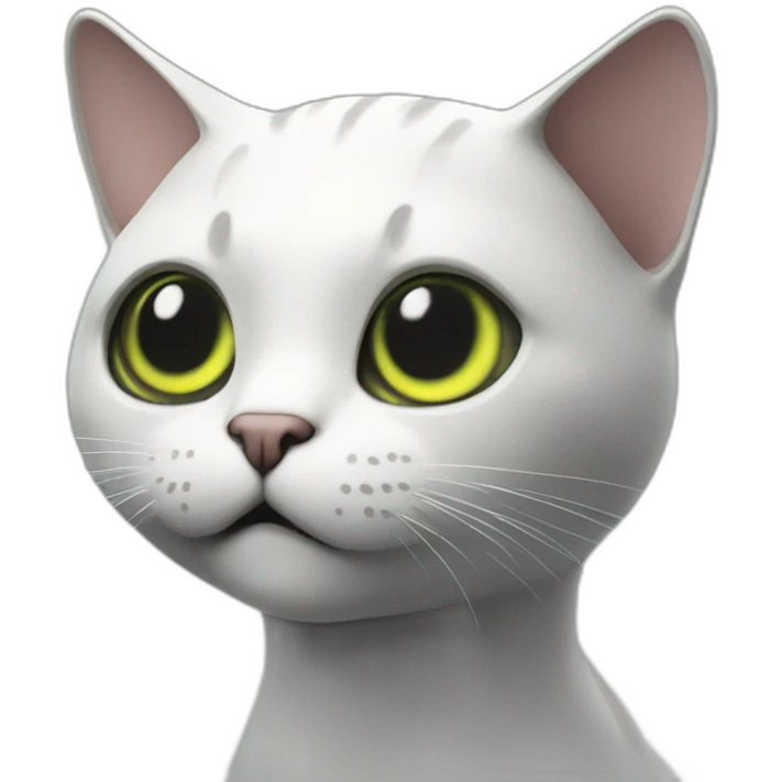 Virtual reality cat in alien movie emoji
