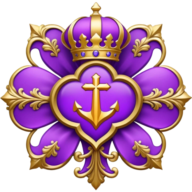 Archibishop emblem violet emoji