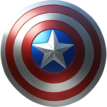 Captian america sheild emoji