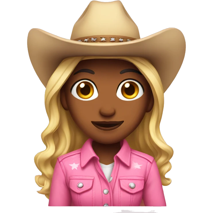 Pink Cowgirl emoji