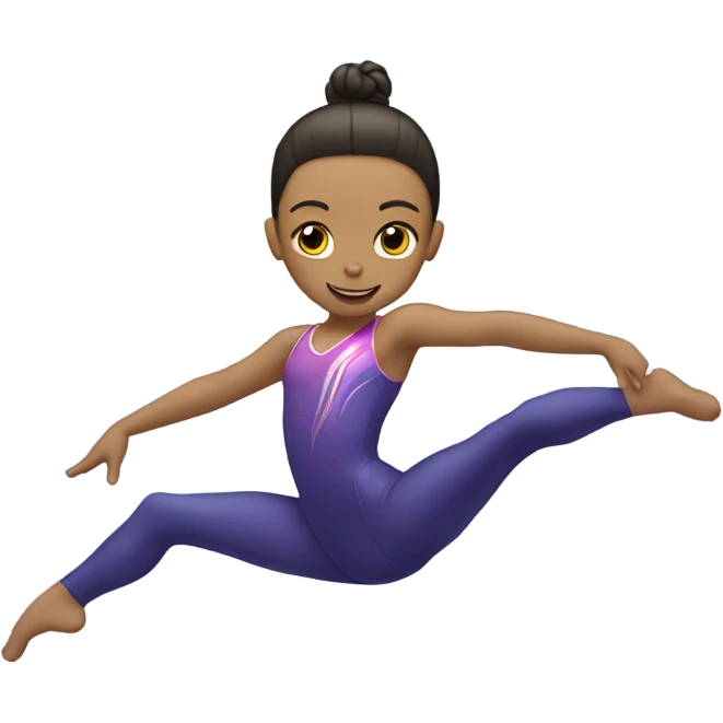 Acrobatic gymnastic emoji