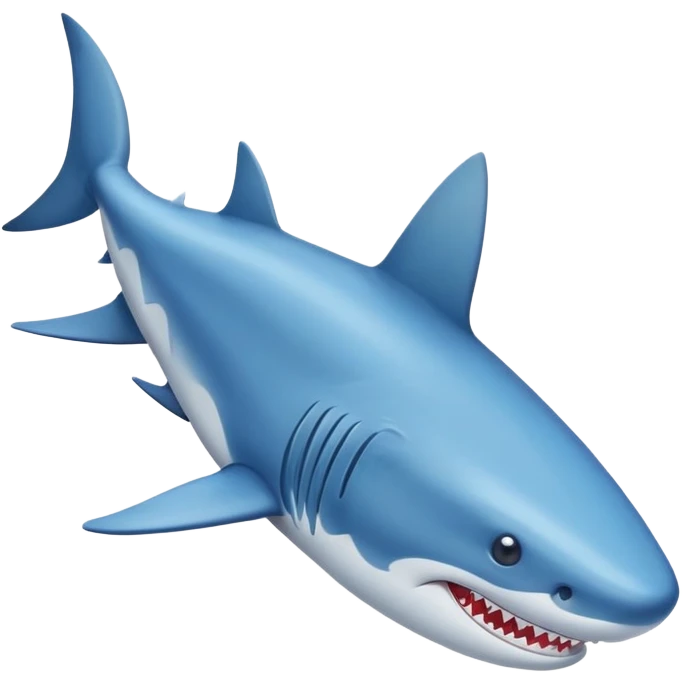 Haz un emoji de un tiburon con piernas y zapatillas de nike azules  emoji